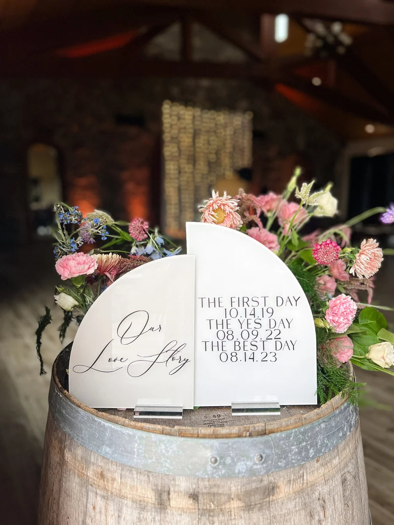 Custom Half Arch Signs