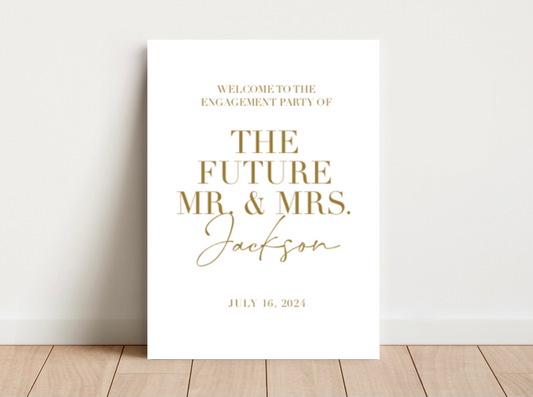 The Future Mr. & Mrs. Sign