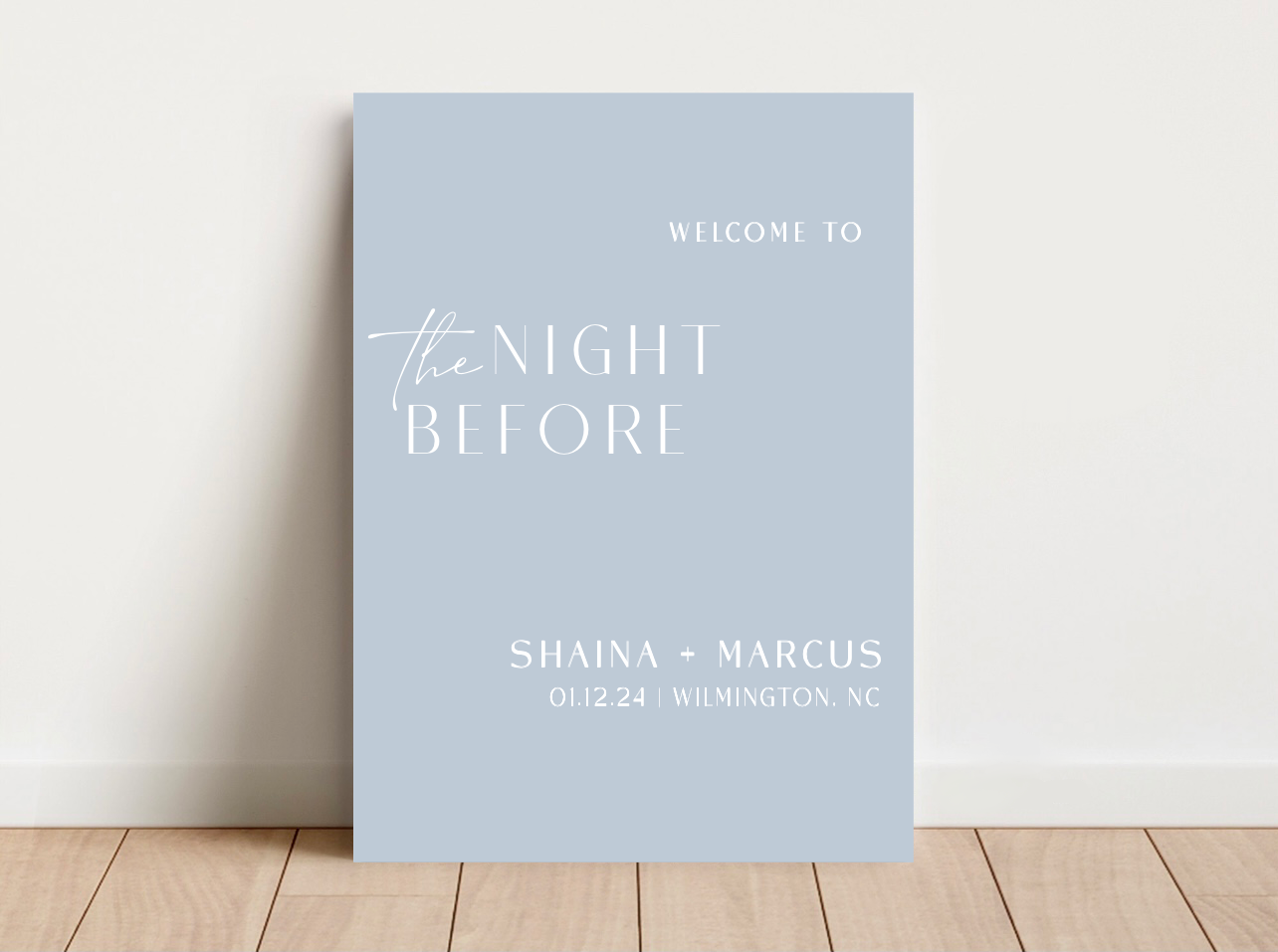 The Night Before Sign