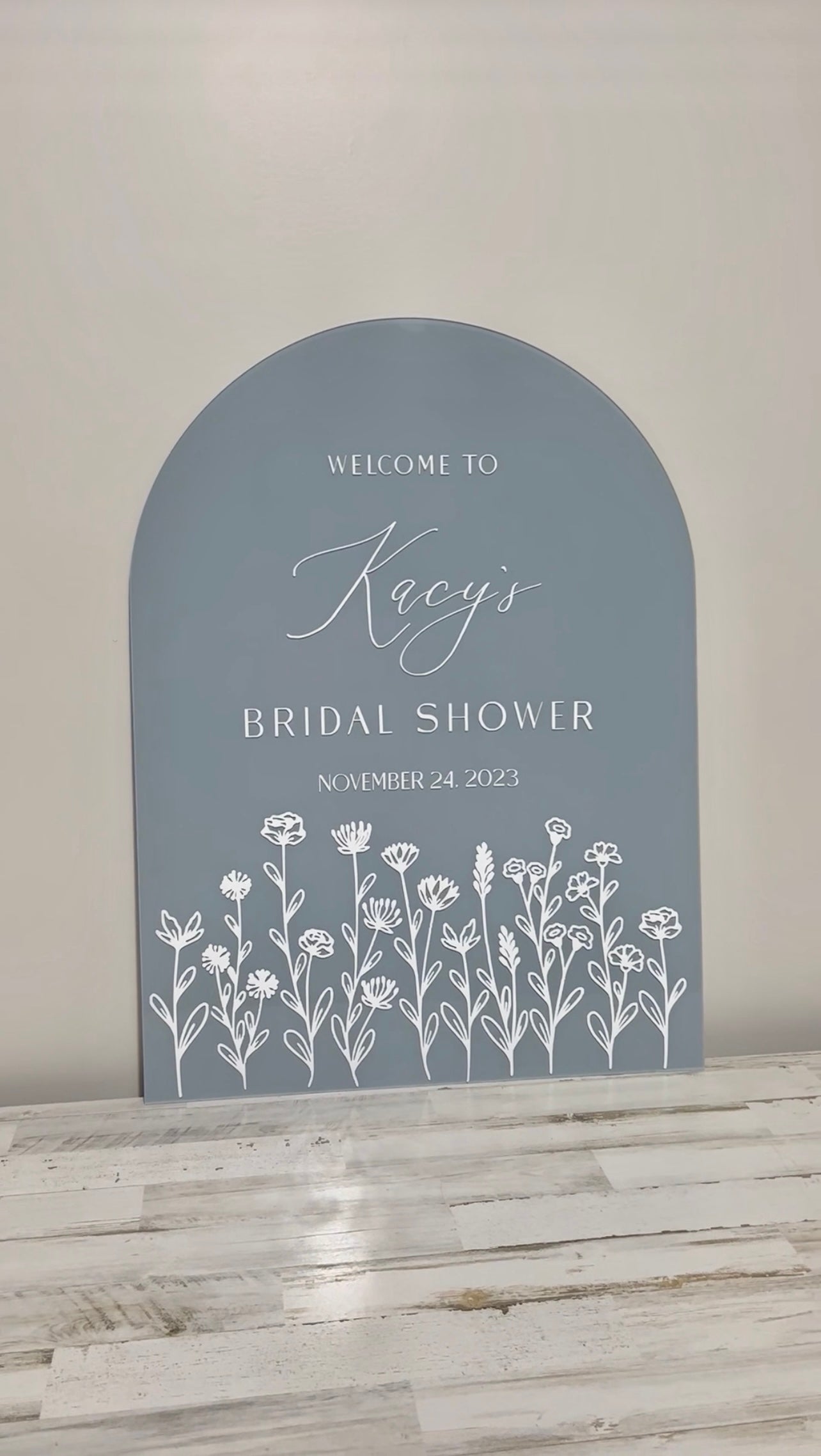 Arch Bridal Shower Sign