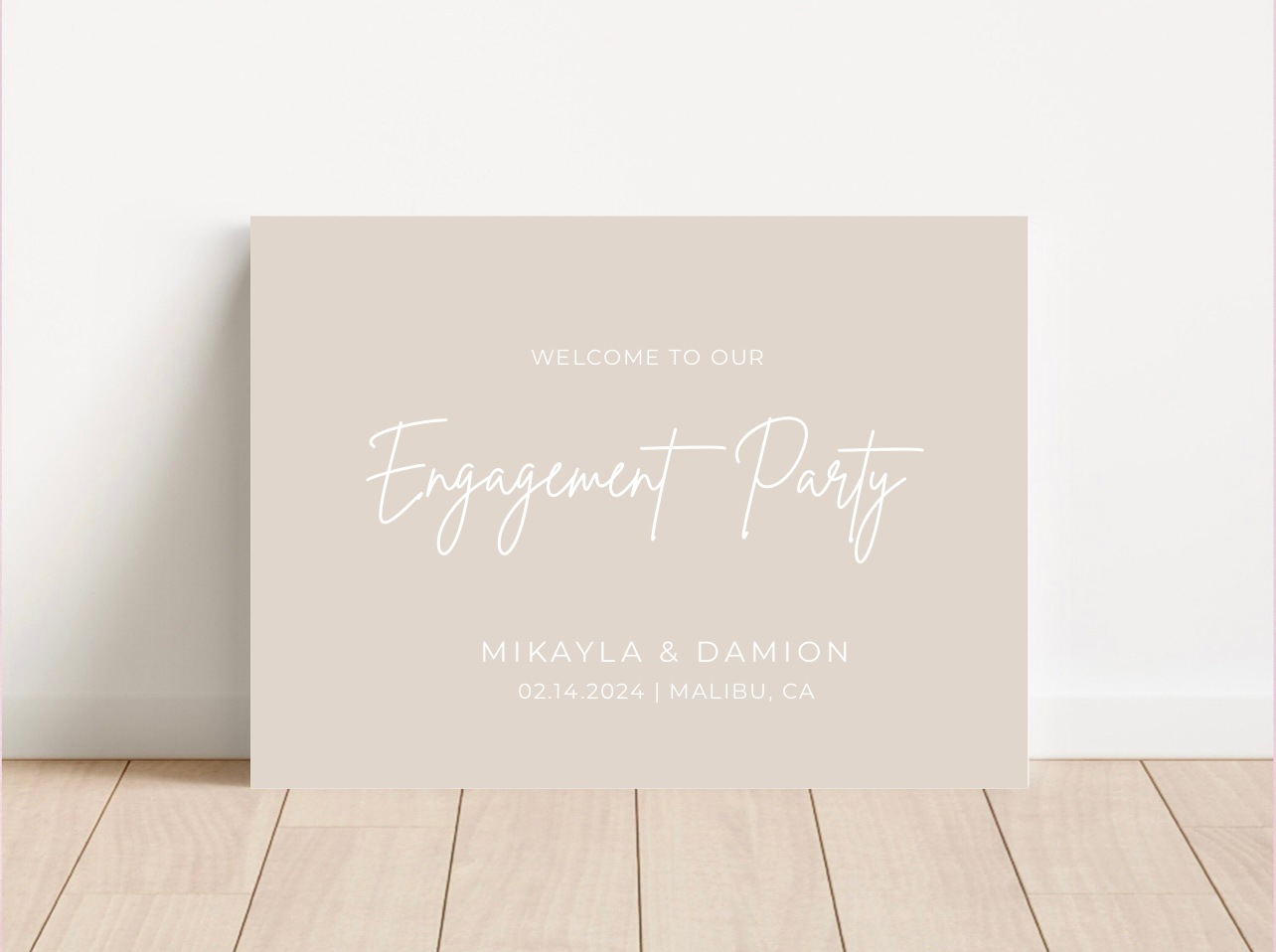 Engagement Party Sign