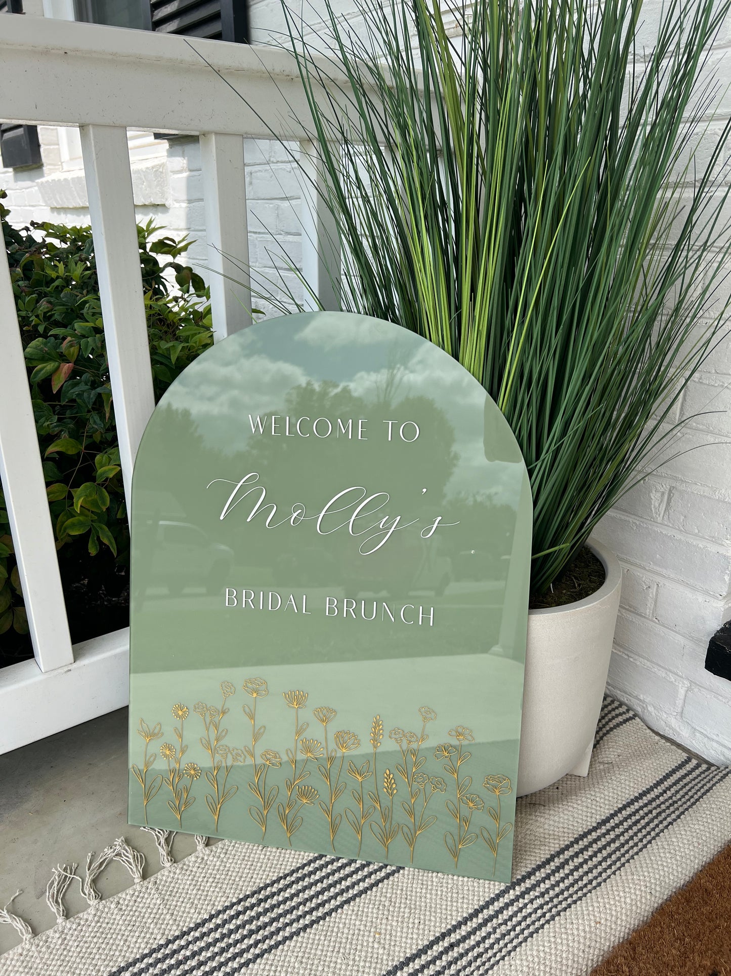 Arch Bridal Shower Sign