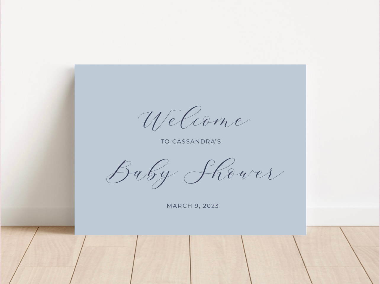 Baby Shower Welcome Sign