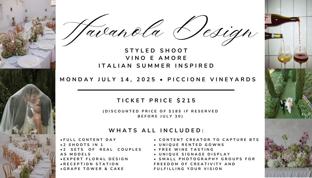 Styled Shoot Photographer Ticket