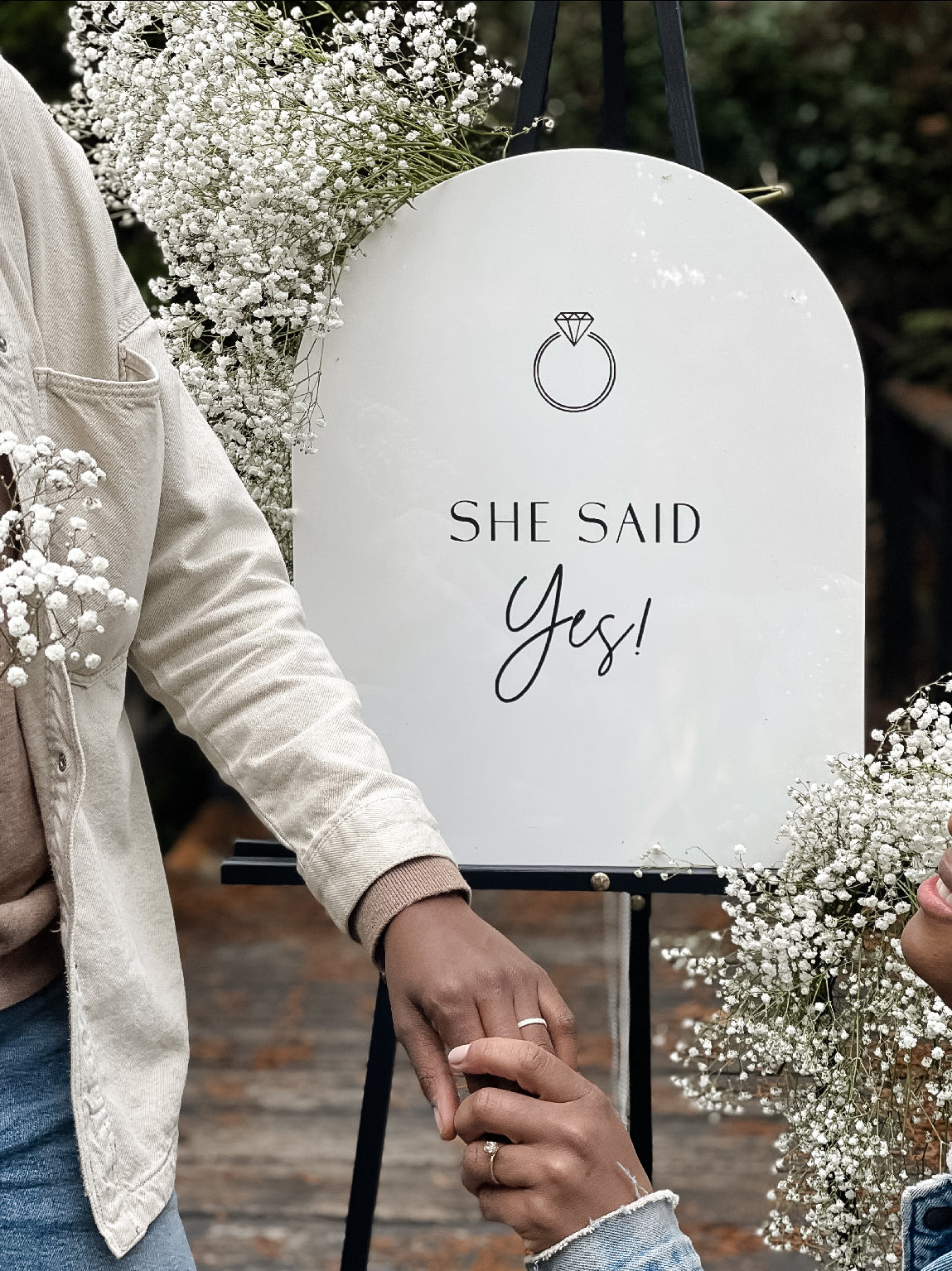 Reversible Will You Marry Me Sign / She Said Yes