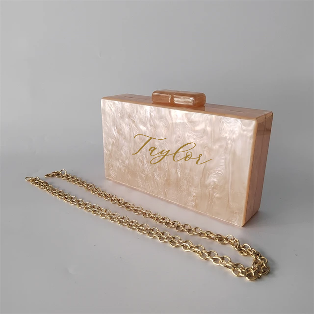 Pearl Acrylic Clutch