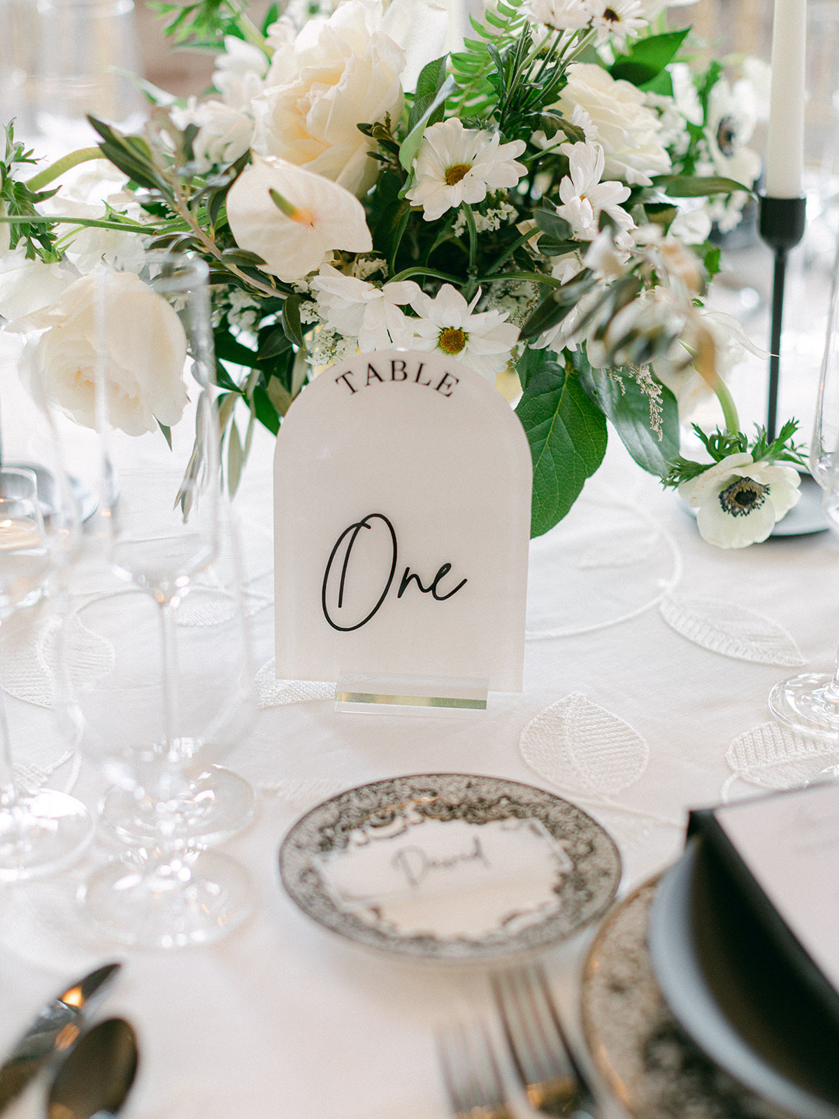 Arch Table Number With Stand