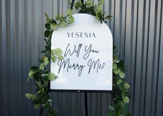 Reversible Will You Marry Me Sign / She Said Yes